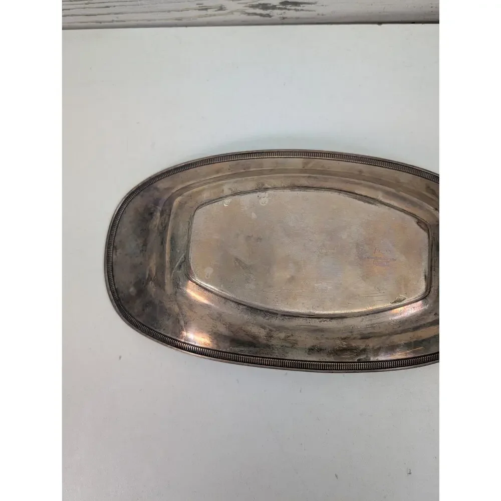 Vintage Reed & Barton Silver Plate‎ Oval Serving Bowl 12